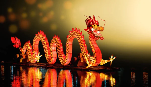Drache chinesisches Neujahr — Stockfoto