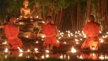 Asalha Puja gün, Chiang mai, Tayland