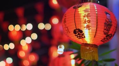 Çin 'de yeni yıl fenerleri.