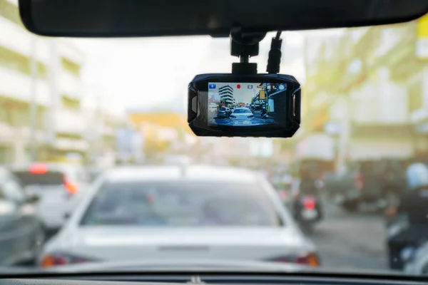 Auto video recorder (auto dash camera) — Stockfoto