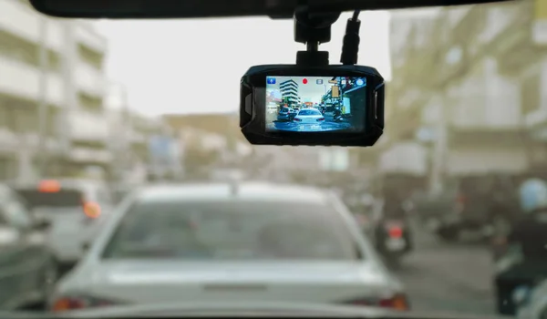 Автомобильный видеорегистратор — стоковое фото