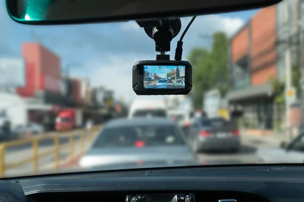 Grabadora de vídeo de coche — Foto de Stock