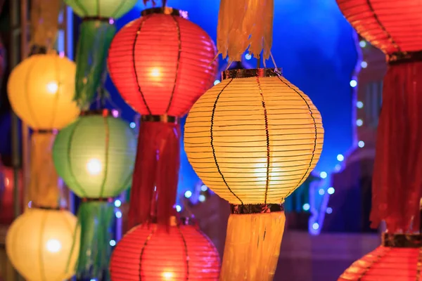 Aziatische lantaarn festival, chiangmai, Thailand. — Stockfoto