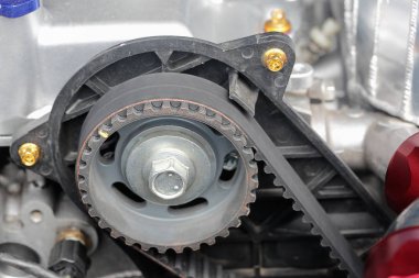 Zamanlama kemer ve kam mili Zincir Dişli araba motoru.