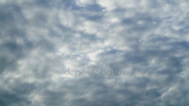 Stratocumulus Cloud Running Rainy Season — Stock Video