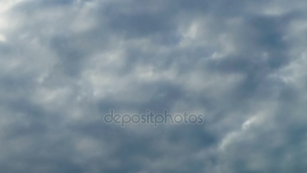 Nube Estratocumulus Corriendo Temporada Lluvias — Vídeos de Stock