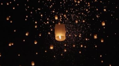 gökyüzü fenerler Chiang Mai, Tayland için float