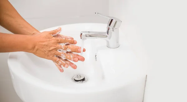 Hand Hygien Nyckeln Till Att Skydda Mot Coronavirus Covid — Stockfoto