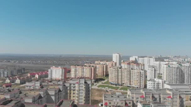 Vuelo Sobre Ciudad Ufa Bashkortostán Rusia Mayo 2018 Dji Mavic — Vídeos de Stock