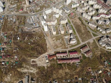  Şehrin üzerinde uçuş / Ufa Başkurdistan Rusya 2018, ile DJI indeks işlem Mavic hava Mayıs