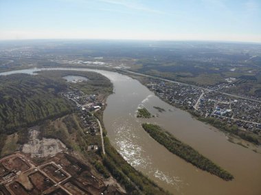 Gökten gelen görüş / Ufa Başkurdistan Rusya 2018, ile DJI indeks işlem Mavic hava Mayıs