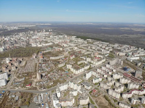 Vista Desde Cielo Ufa Bashkortostán Rusia Mayo 2018 Dji Mavic —  Fotos de Stock