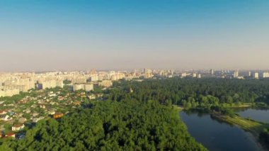 City ile bir Bird's-eye view bahar