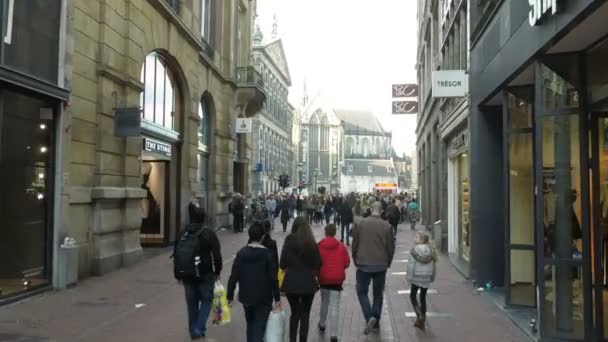 阿姆斯特丹城市街道 — 图库视频影像