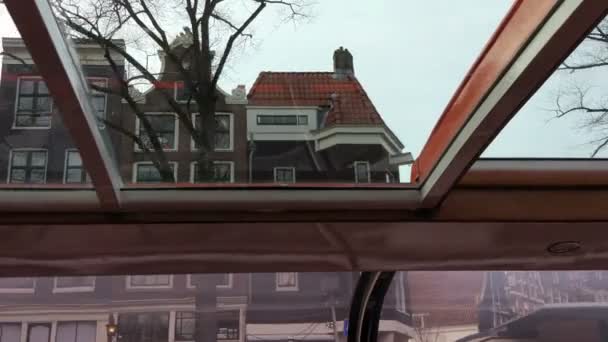 Canales de Amsterdam — Vídeo de stock