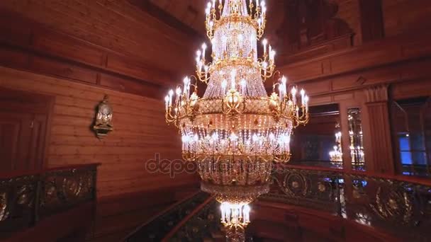 Lustre cristaux de luxe . — Video