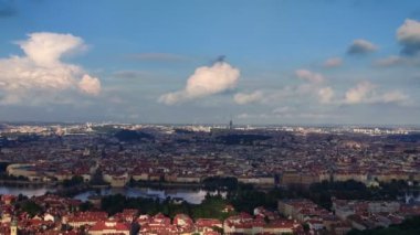 Prag 'ın tarihi merkezi Panorama