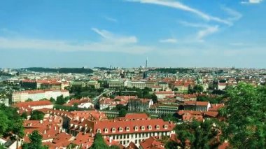 Prag 'ın tarihi merkezi Panorama