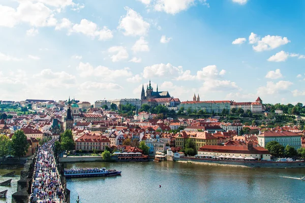 Panorama de Praga Imagens De Bancos De Imagens