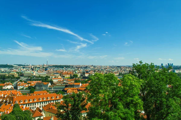 Prague old city panorama Royalty Free Stock Photos