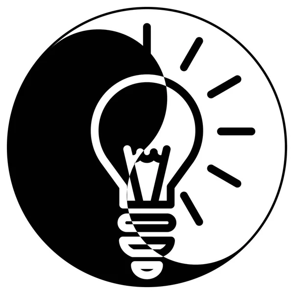Yin Yang light bulb