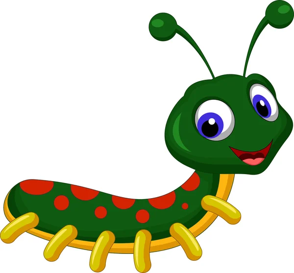Cute caterpillar cartoon — Stock Photo, Image
