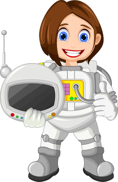 Cartoon Astronaut för du design — Stockfoto