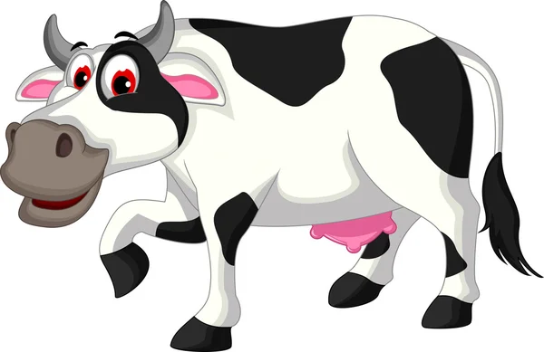 Vache dessin animé posant — Photo