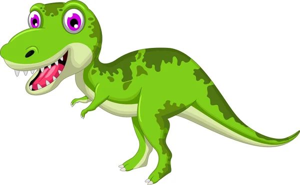 Bonita caricatura de dinosaurio — Foto de Stock