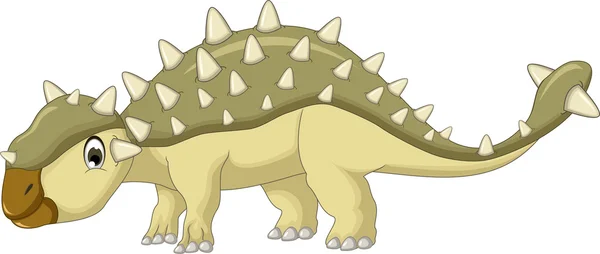 Ankylosaurus мультфільм динозавра — стокове фото