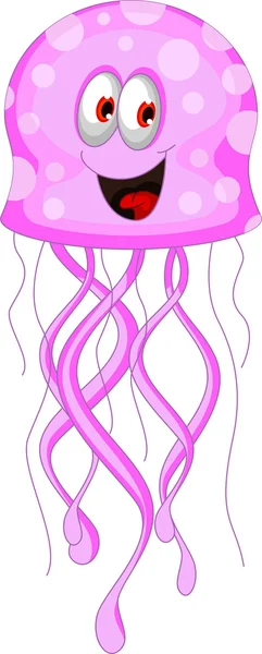 Dibujos animados de medusas felices — Foto de Stock