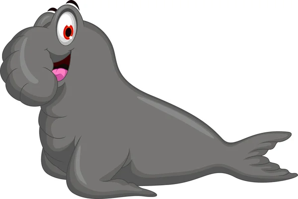 Cute Seal cartoon — Stock Photo, Image