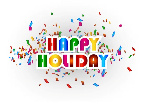 Happy Holiday bakgrund för du design — Stockfoto