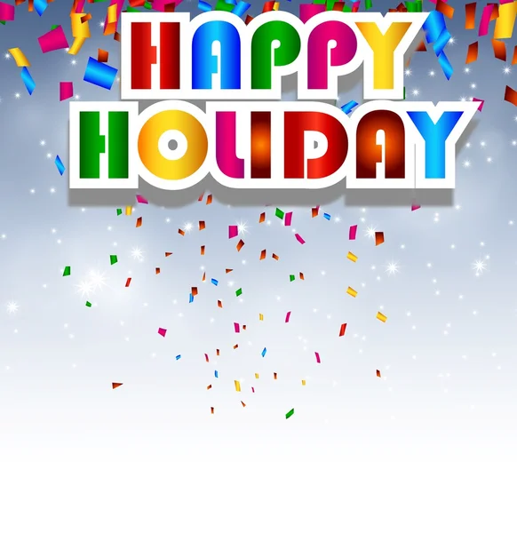 Happy Holiday bakgrund för du design — Stockfoto