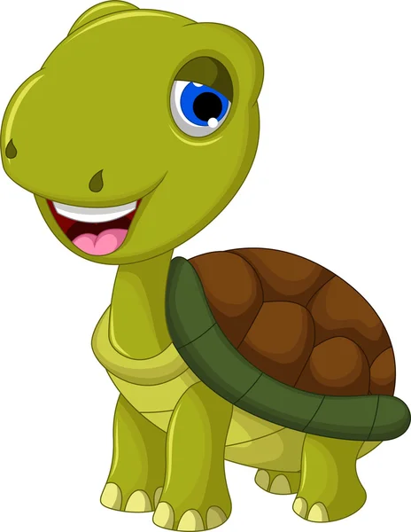 Cartoon schildpad gesneden voor u ontwerpen — Stockfoto