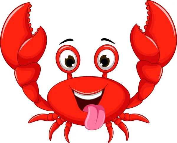 Funny cartoon crab — Stock Photo, Image