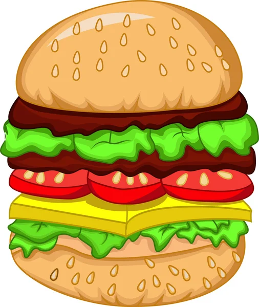 Big Burger für Ihr Design — Stockfoto
