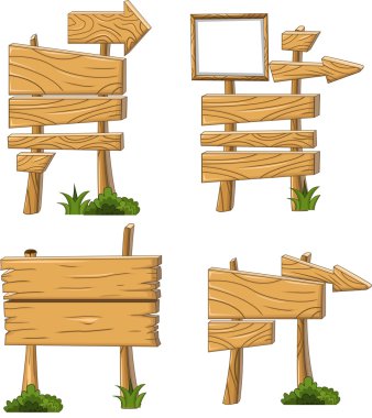 ahşap işareti ve tabela