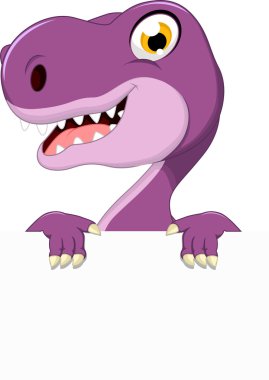 boş oturum ile dinozor karikatür