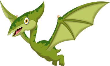 Pterodactyl karikatür tasarım için