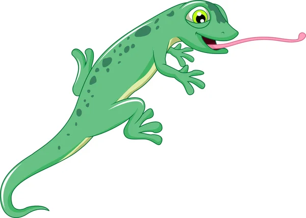 Cute lizard cartoon — Stock Photo, Image