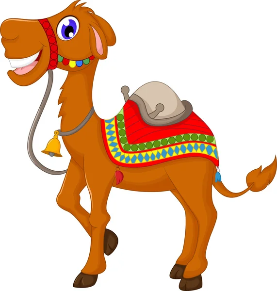 Забавный верблюжий мультфильм — стоковое фото