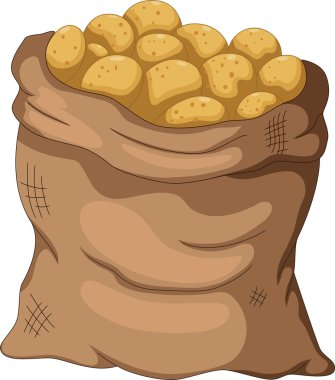çuval patates karikatür koleksiyonu