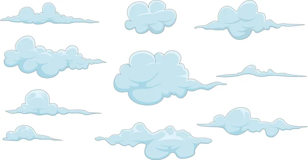 Coleção de nuvem para você projetar — Fotografia de Stock