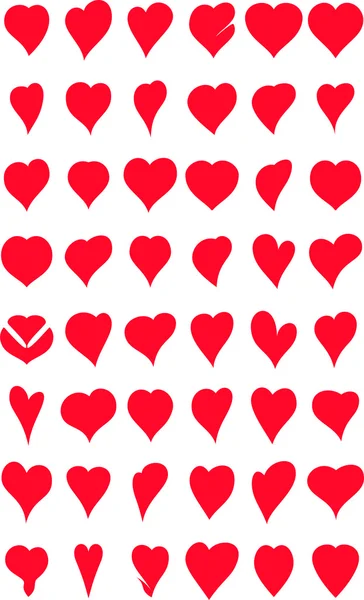 Hearts collection for you design — Stock Photo, Image