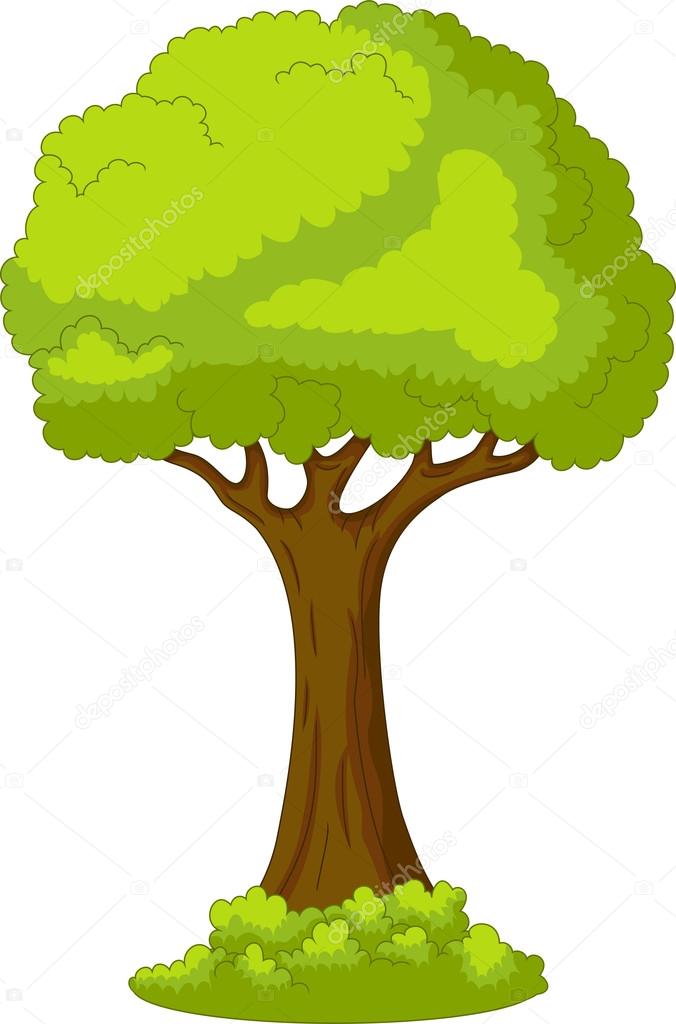 tree cartoon for you design