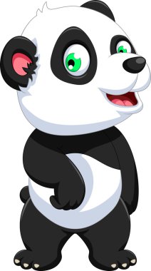 Sen çizmek için komik panda çizgi film