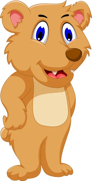 Carino orso cartone animato — Foto Stock