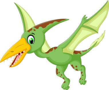 komik pterodactyl çizgi film, uçuş
