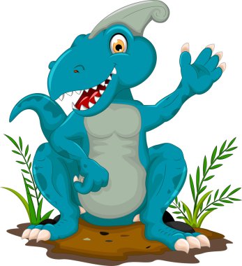 için tasarım oturma sevimli tyrannosaurus çizgi film